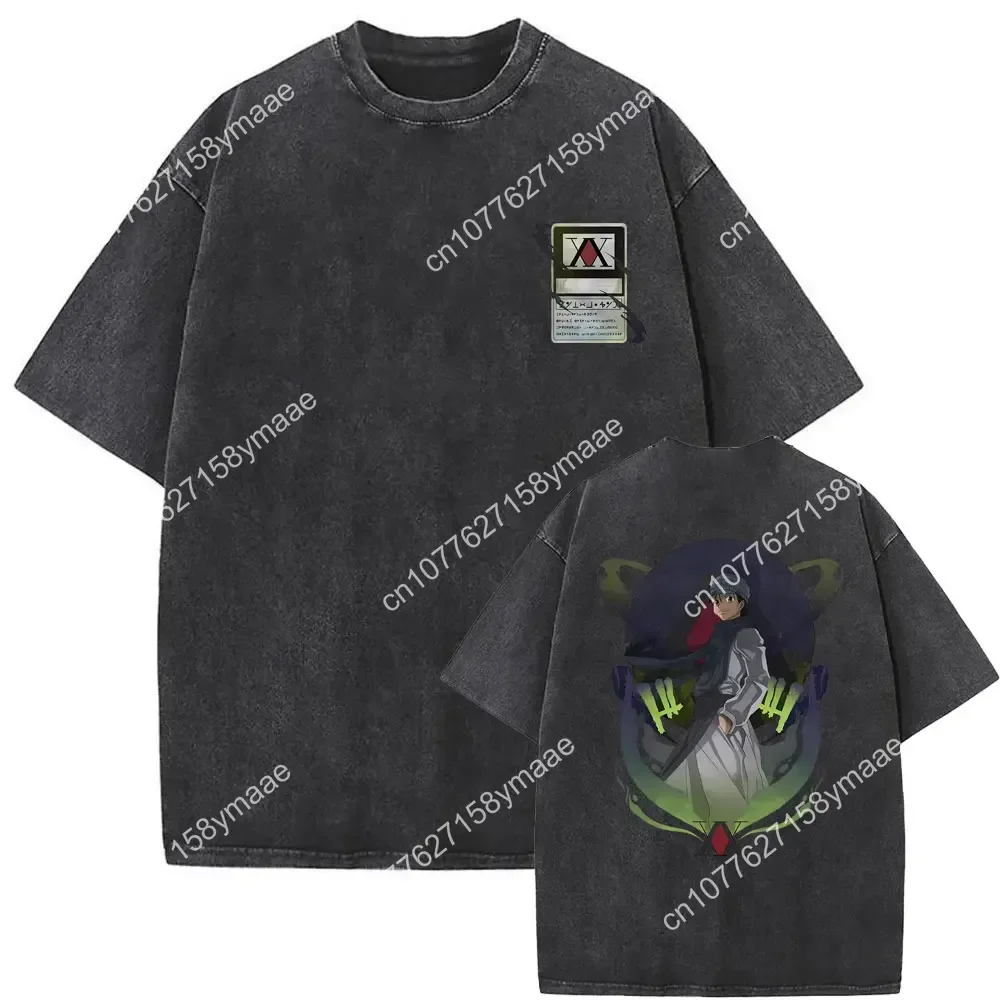 Vintage Washed Anime Hunter X  - Graphic Tee Oversized review and price