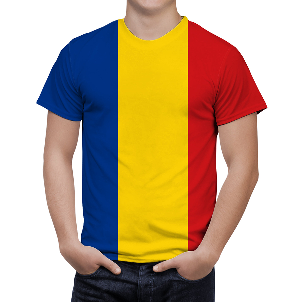 Romania Flag Graphic T Shirt f - Men Fashion Upper review and price