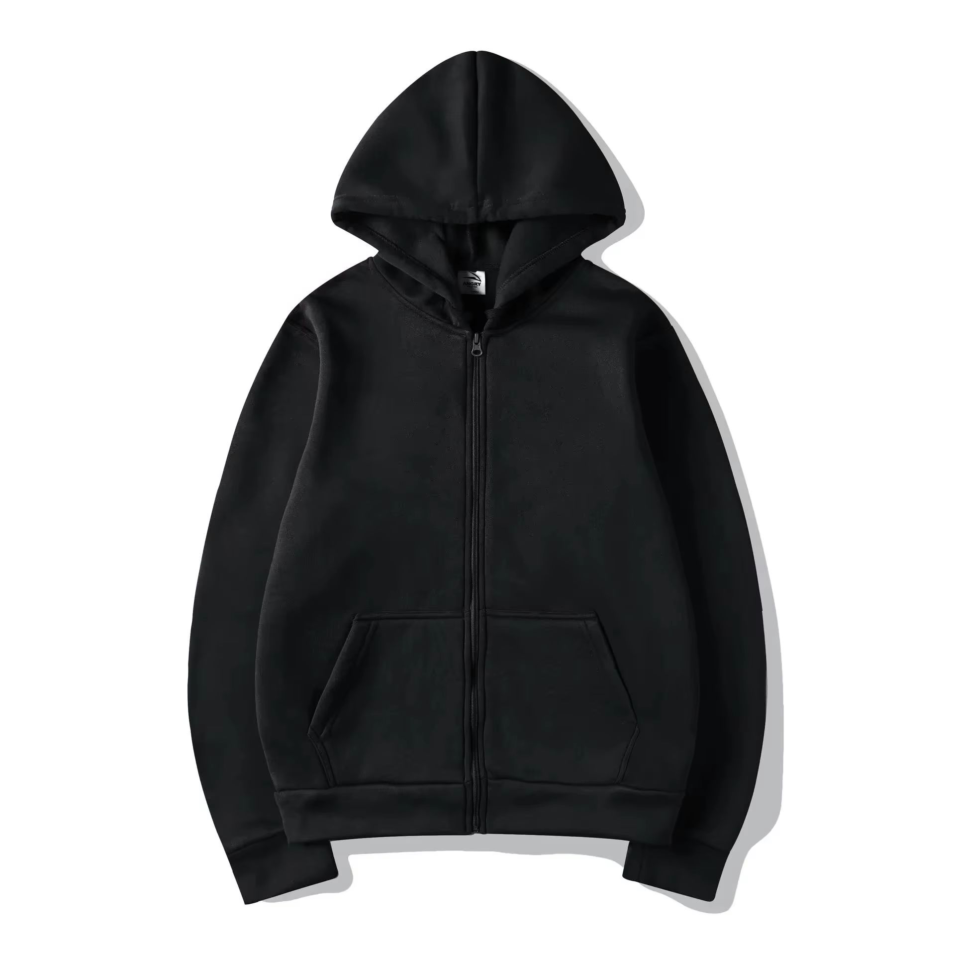 High Street Hoodie Men Solid C - Mens Fashion Zip Up Hoodies review and price