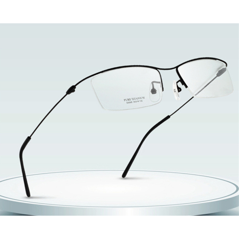 Browline Half Rim Titanium Met - Mens Fashion Reading Glasses review and price